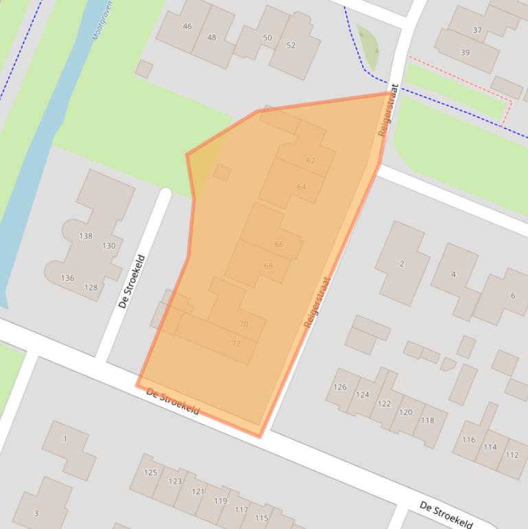 Kaart van postcodegebied 7463AR.