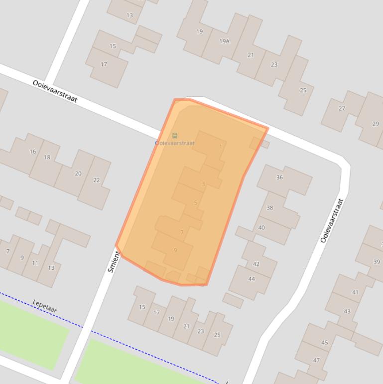 Kaart van postcodegebied 7463AT.