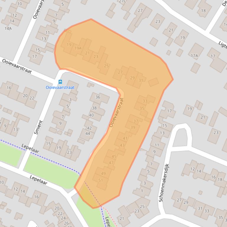 Kaart van postcodegebied 7463AW.