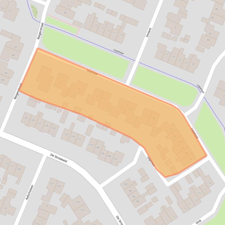 Kaart van postcodegebied 7463AX.