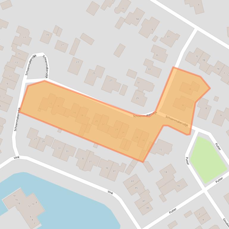 Kaart van postcodegebied 7463BL.