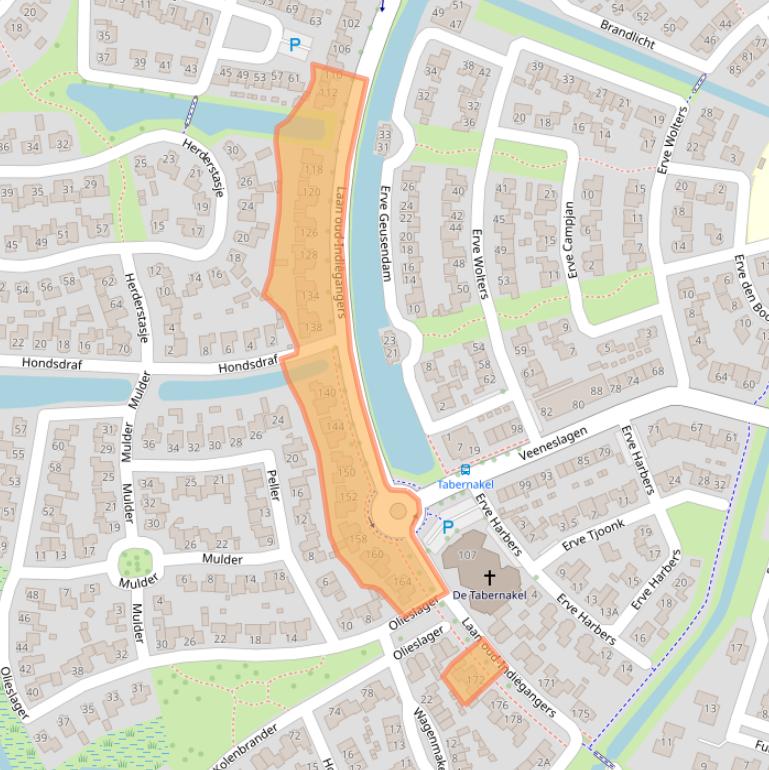 Kaart van postcodegebied 7463CE.