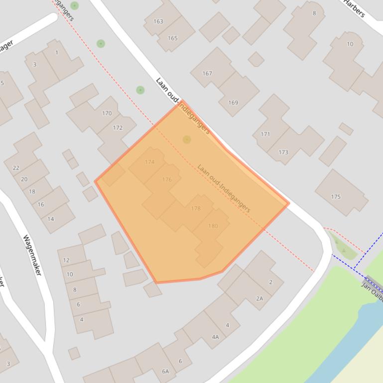 Kaart van postcodegebied 7463CG.