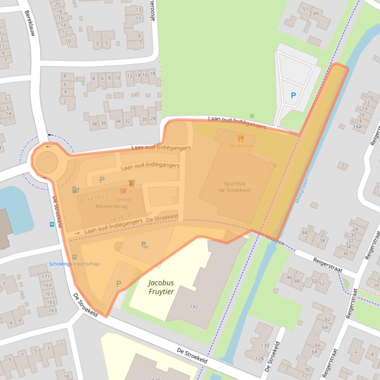 Kaart van postcodegebied 7463CH.