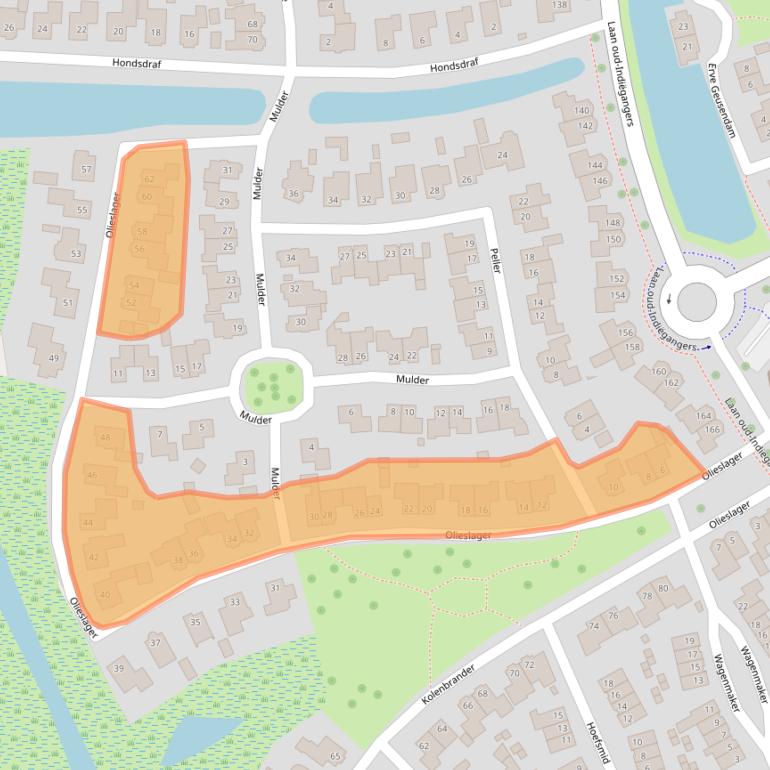 Kaart van postcodegebied 7463DA.