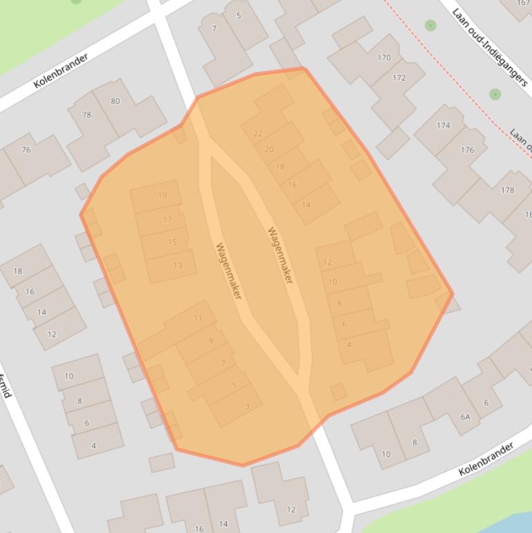 Kaart van postcodegebied 7463DH.