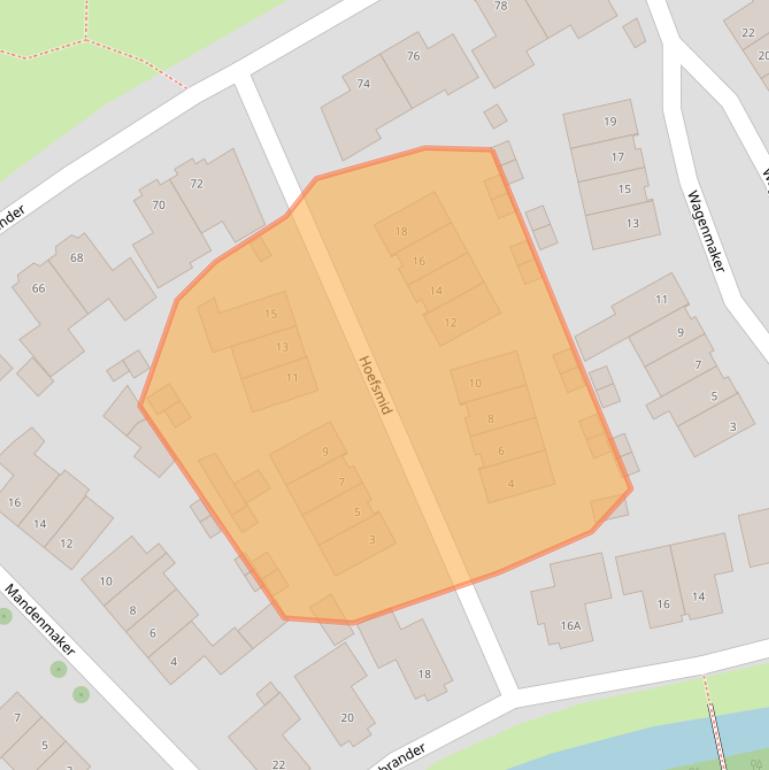 Kaart van postcodegebied 7463DJ.