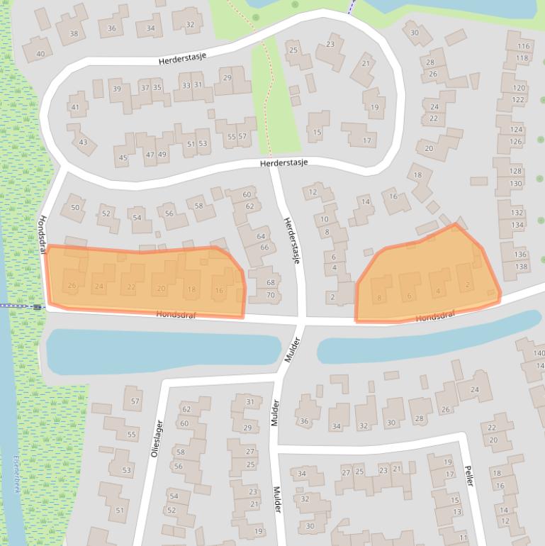 Kaart van postcodegebied 7463EB.