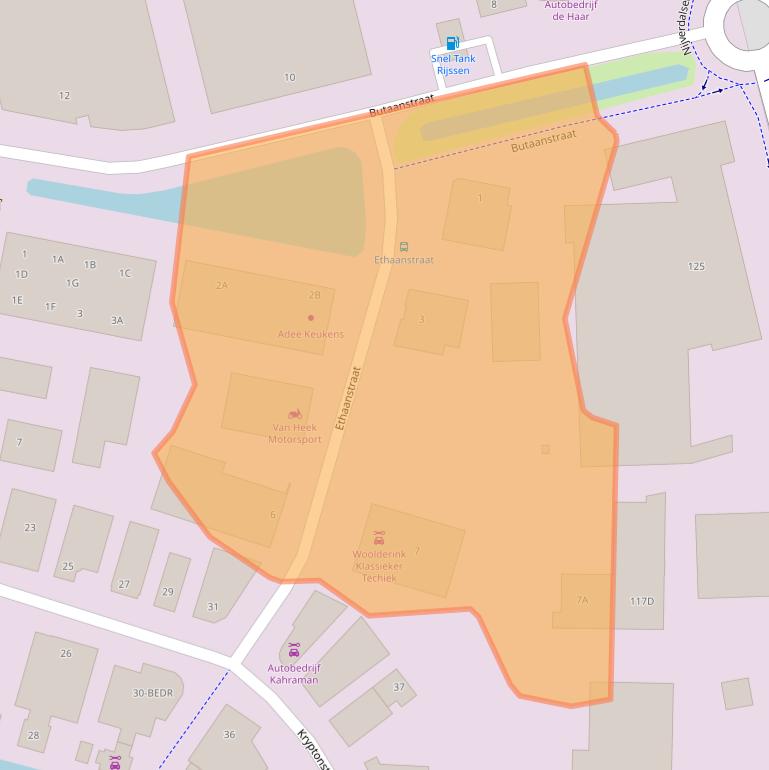 Kaart van postcodegebied 7463PC.