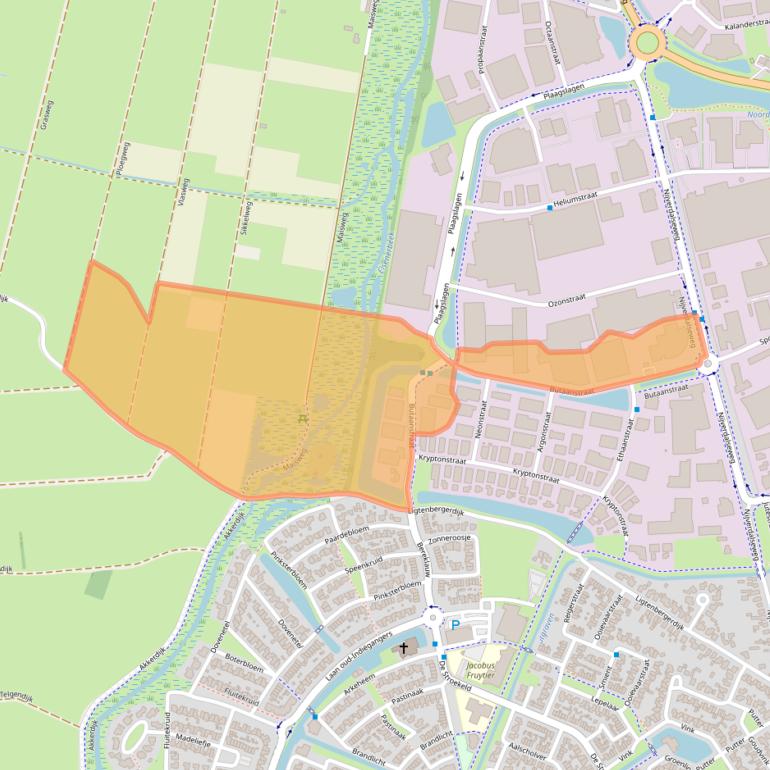 Kaart van postcodegebied 7463PG.