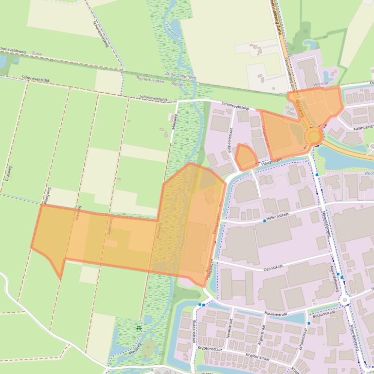 Kaart van postcodegebied 7463PH.