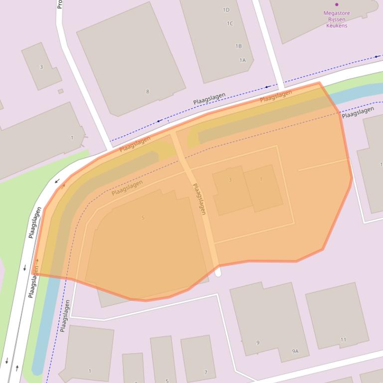 Kaart van postcodegebied 7463PJ.