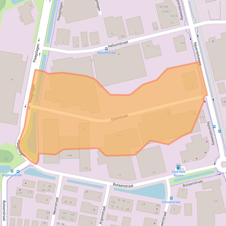 Kaart van postcodegebied 7463PK.