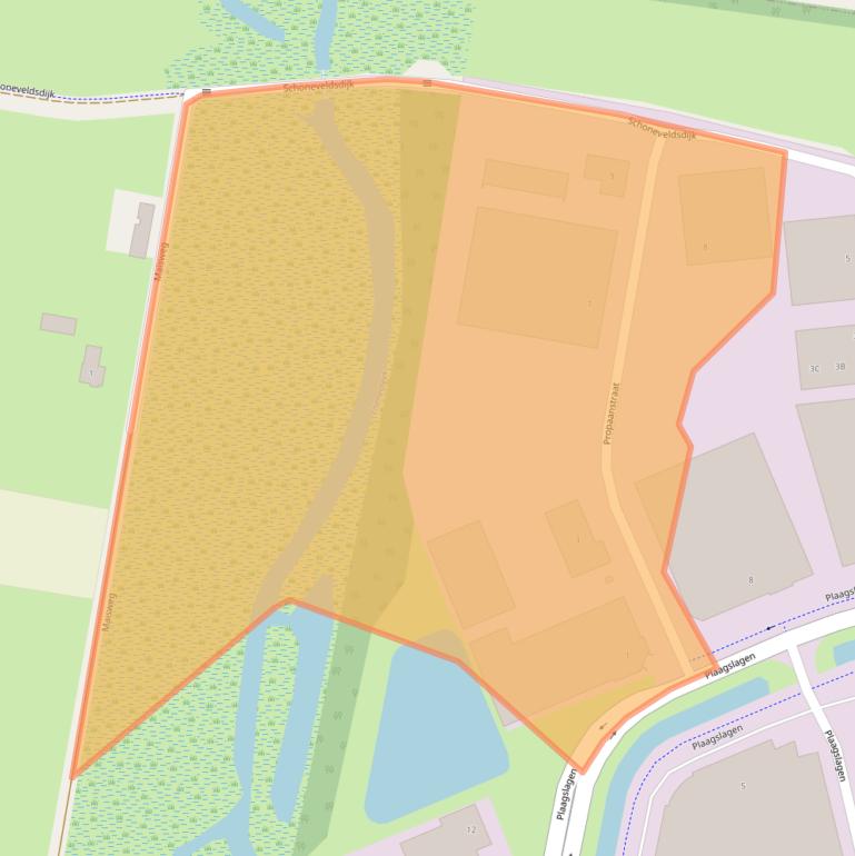 Kaart van postcodegebied 7463PN.