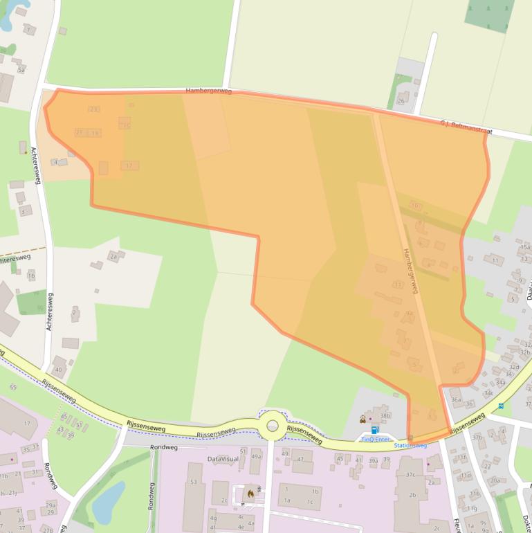 Kaart van postcodegebied 7468BL.