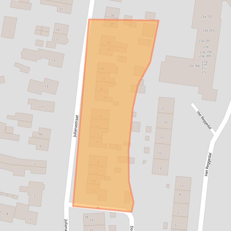 Kaart van postcodegebied 7468BV.