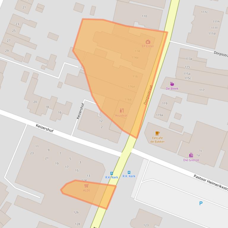 Kaart van postcodegebied 7468CP.