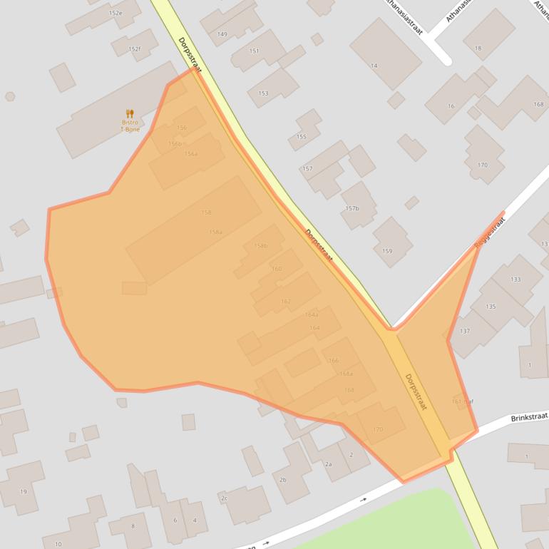 Kaart van postcodegebied 7468CT.