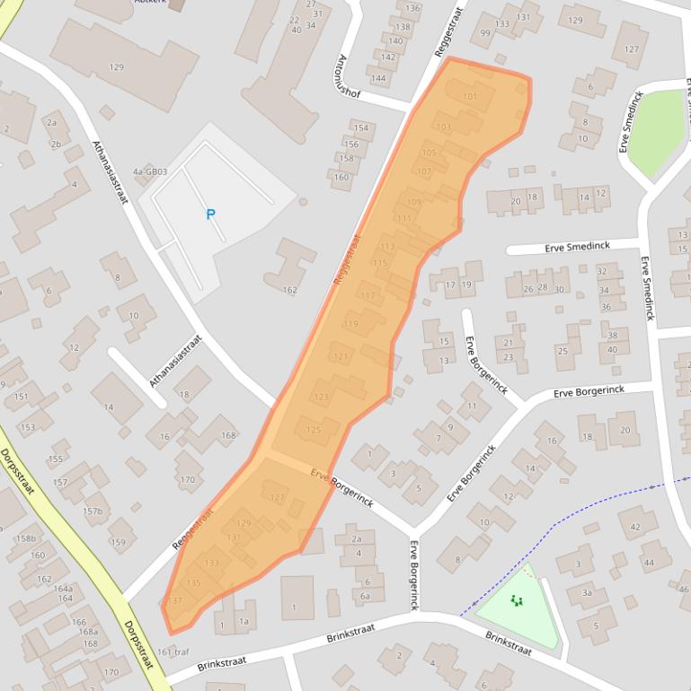 Kaart van postcodegebied 7468EK.