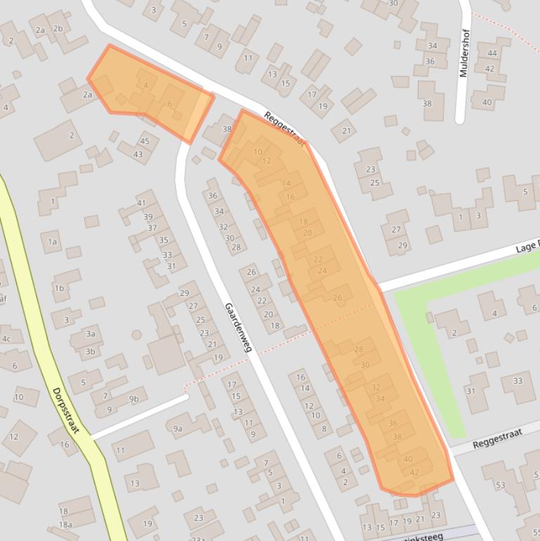 Kaart van postcodegebied 7468EL.