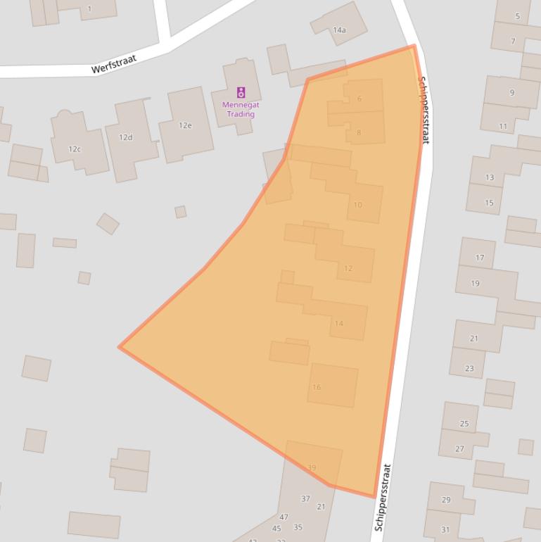 Kaart van postcodegebied 7468GE.