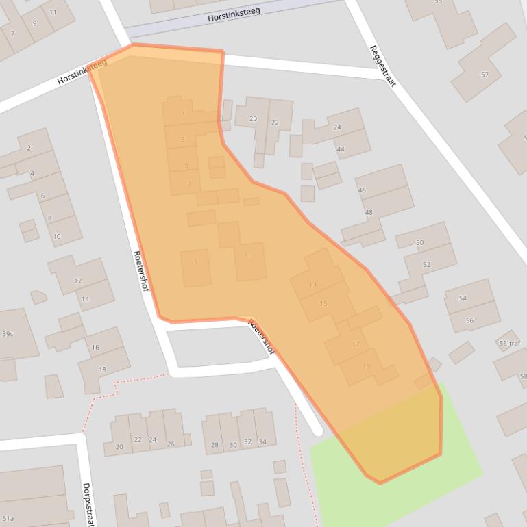 Kaart van postcodegebied 7468GJ.