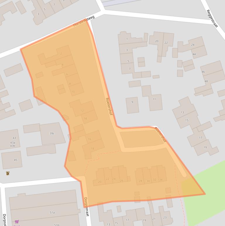 Kaart van postcodegebied 7468GK.