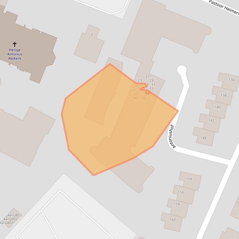 Kaart van postcodegebied 7468GM.