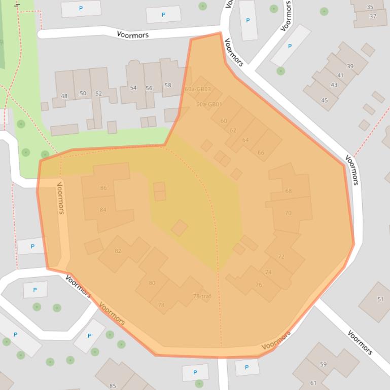 Kaart van postcodegebied 7468HC.