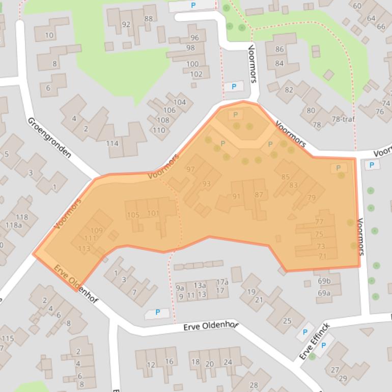 Kaart van postcodegebied 7468HJ.