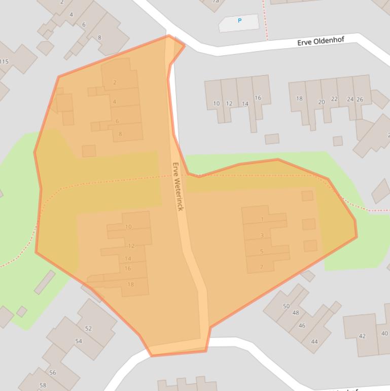 Kaart van postcodegebied 7468JH.