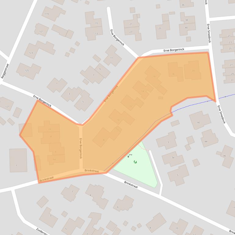 Kaart van postcodegebied 7468JL.