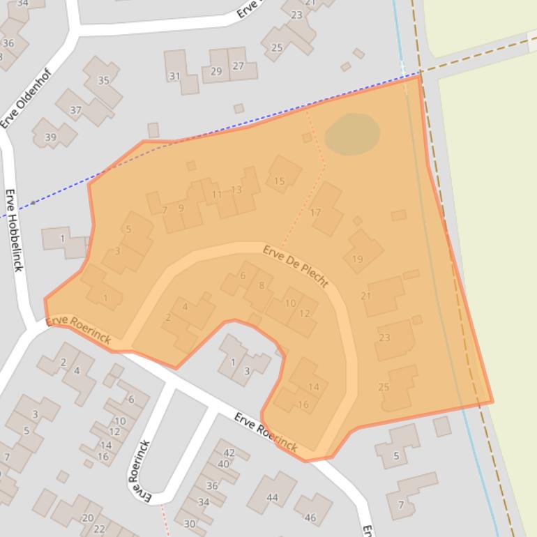 Kaart van postcodegebied 7468JP.