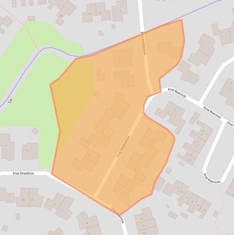 Kaart van postcodegebied 7468JR.