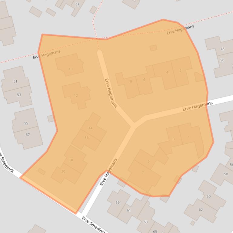 Kaart van postcodegebied 7468JV.