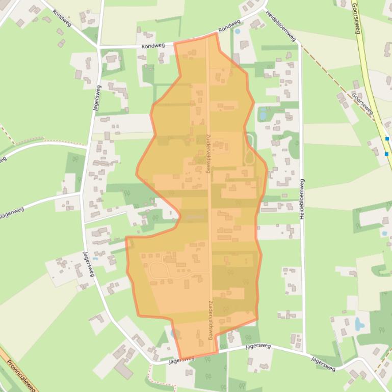 Kaart van postcodegebied 7468MA.