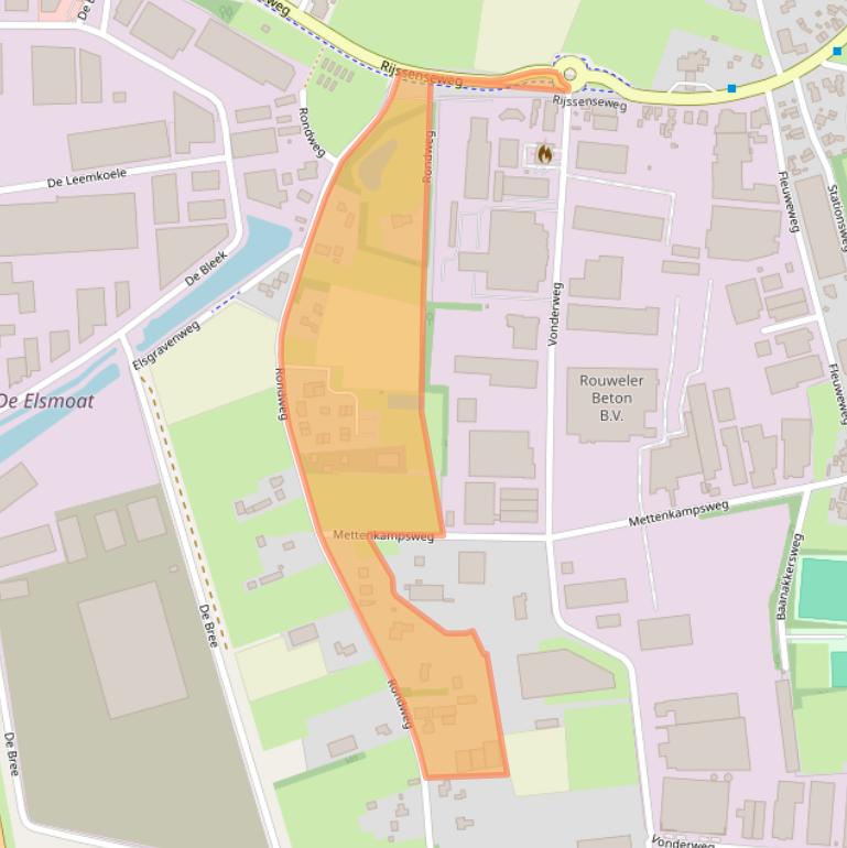 Kaart van postcodegebied 7468MC.