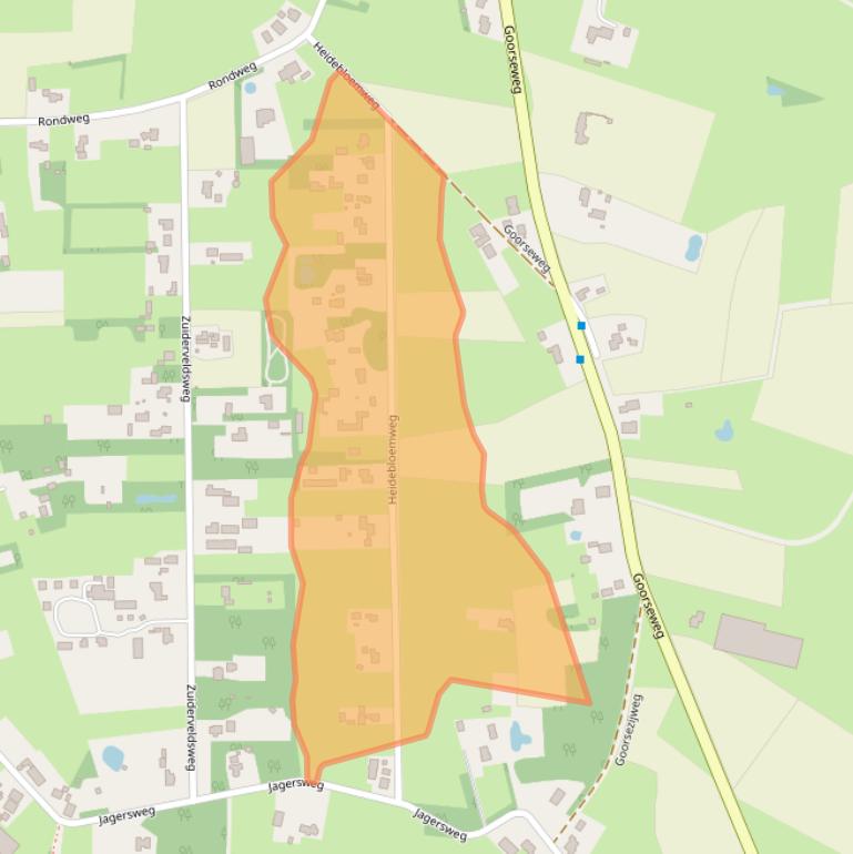 Kaart van postcodegebied 7468ME.