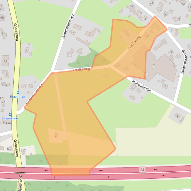 Kaart van postcodegebied 7468MJ.