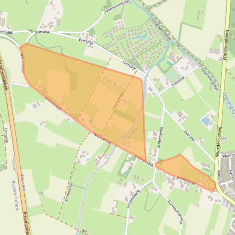 Kaart van postcodegebied 7468PT.