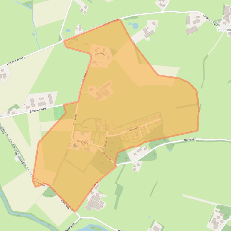 Kaart van postcodegebied 7468RS.