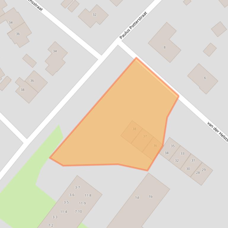 Kaart van postcodegebied 7471AD.