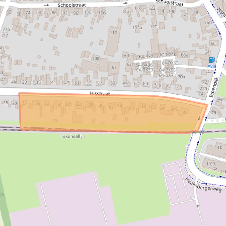 Kaart van postcodegebied 7471AW.