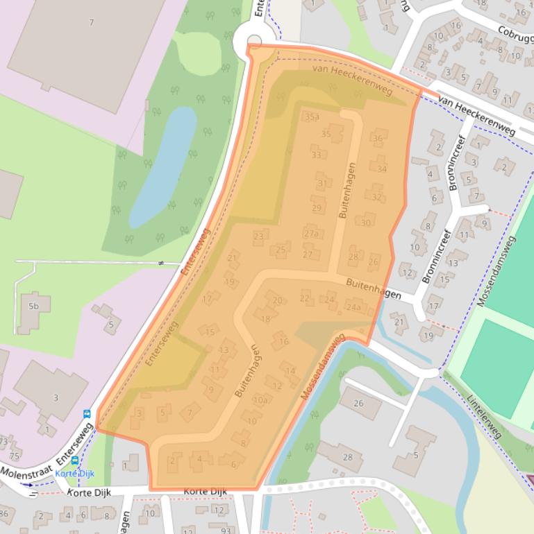 Kaart van postcodegebied 7471BD.
