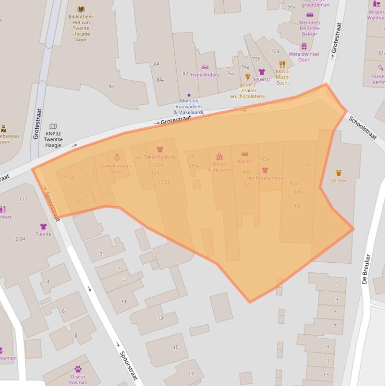 Kaart van postcodegebied 7471BM.