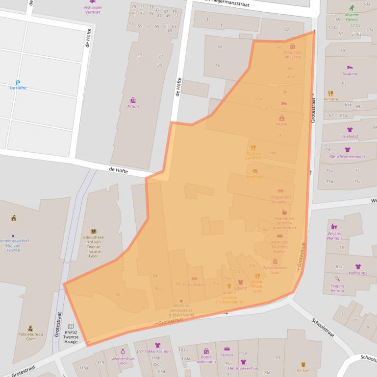 Kaart van postcodegebied 7471BR.