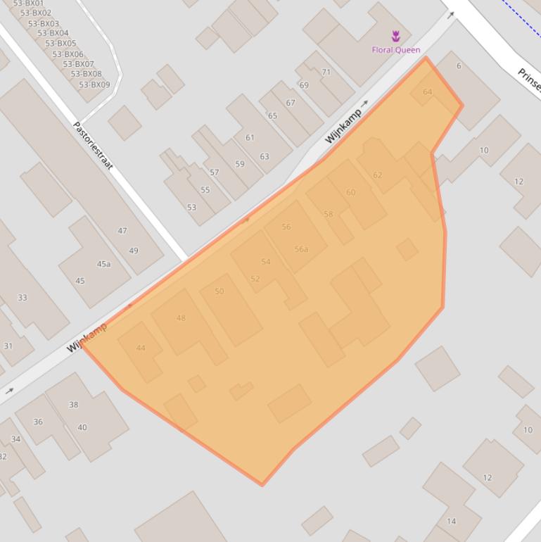 Kaart van postcodegebied 7471CD.