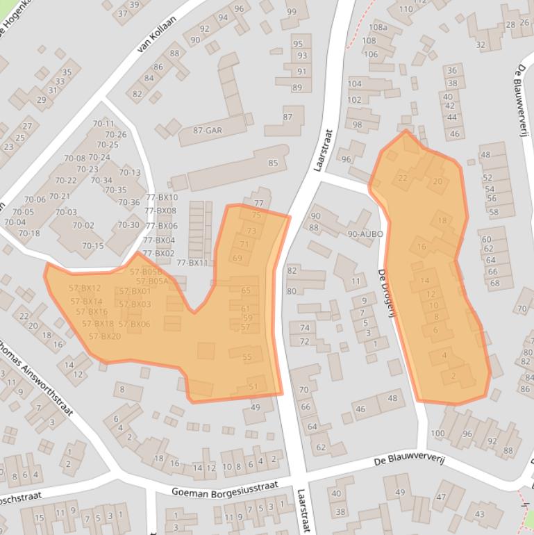 Kaart van postcodegebied 7471DB.