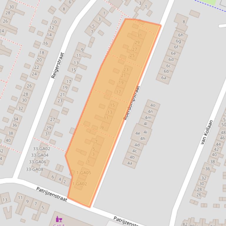 Kaart van postcodegebied 7471DT.