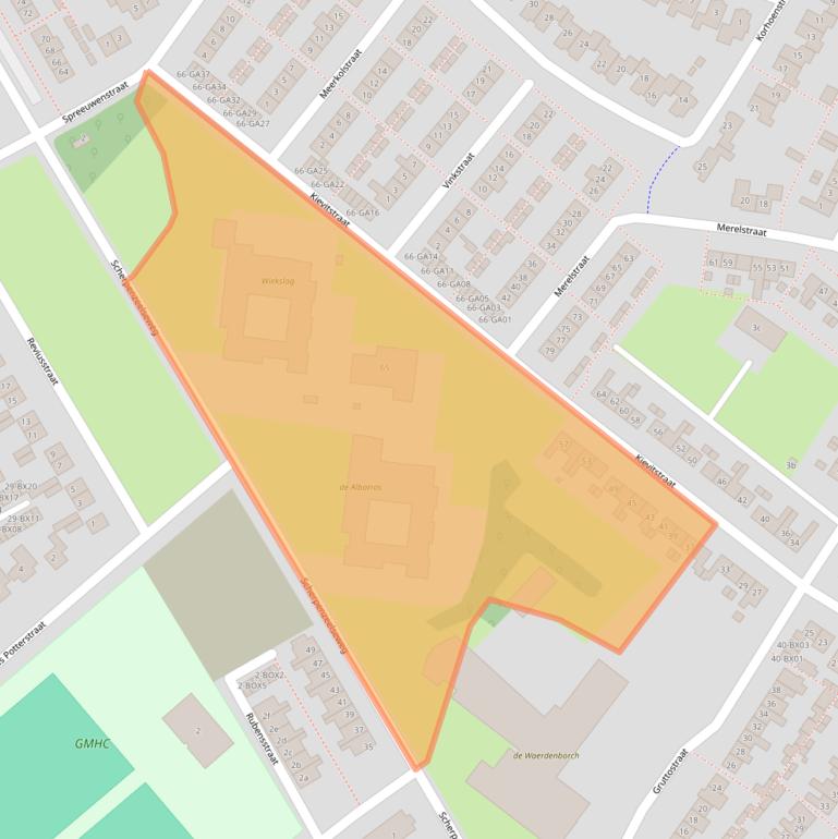 Kaart van postcodegebied 7471EL.